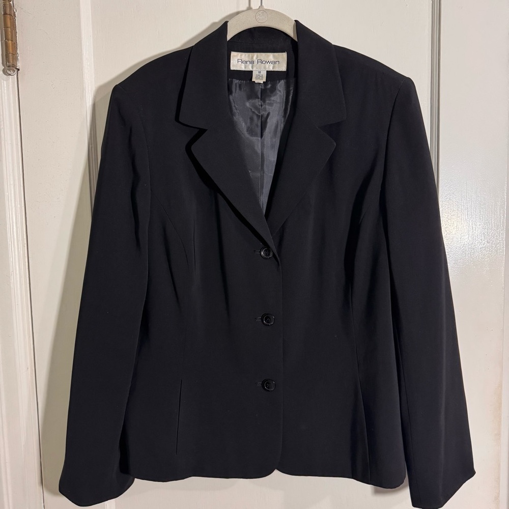 Rena Rowan Black Women's Tailored Blazer